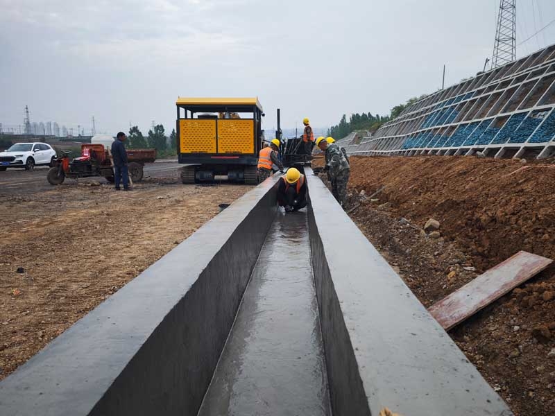 山西晉陽高速施工現(xiàn)場! 智慧化滑模施工